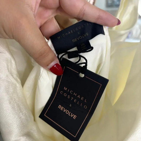 Michael Costello x Revolve Cecelia Gown Ivory Size XS NWT - Picture 6 of 8